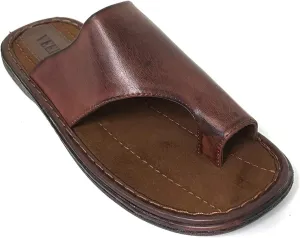 GFLM Men's Sandals Comfortable Opened Toe Thong Casual Flip Flops Slip On Slide Slippers