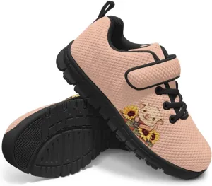 Girls Pig Axolotl Art Print Athletic Running Sneakers for Girls Boys Hiking Tennis Fitness Shoes