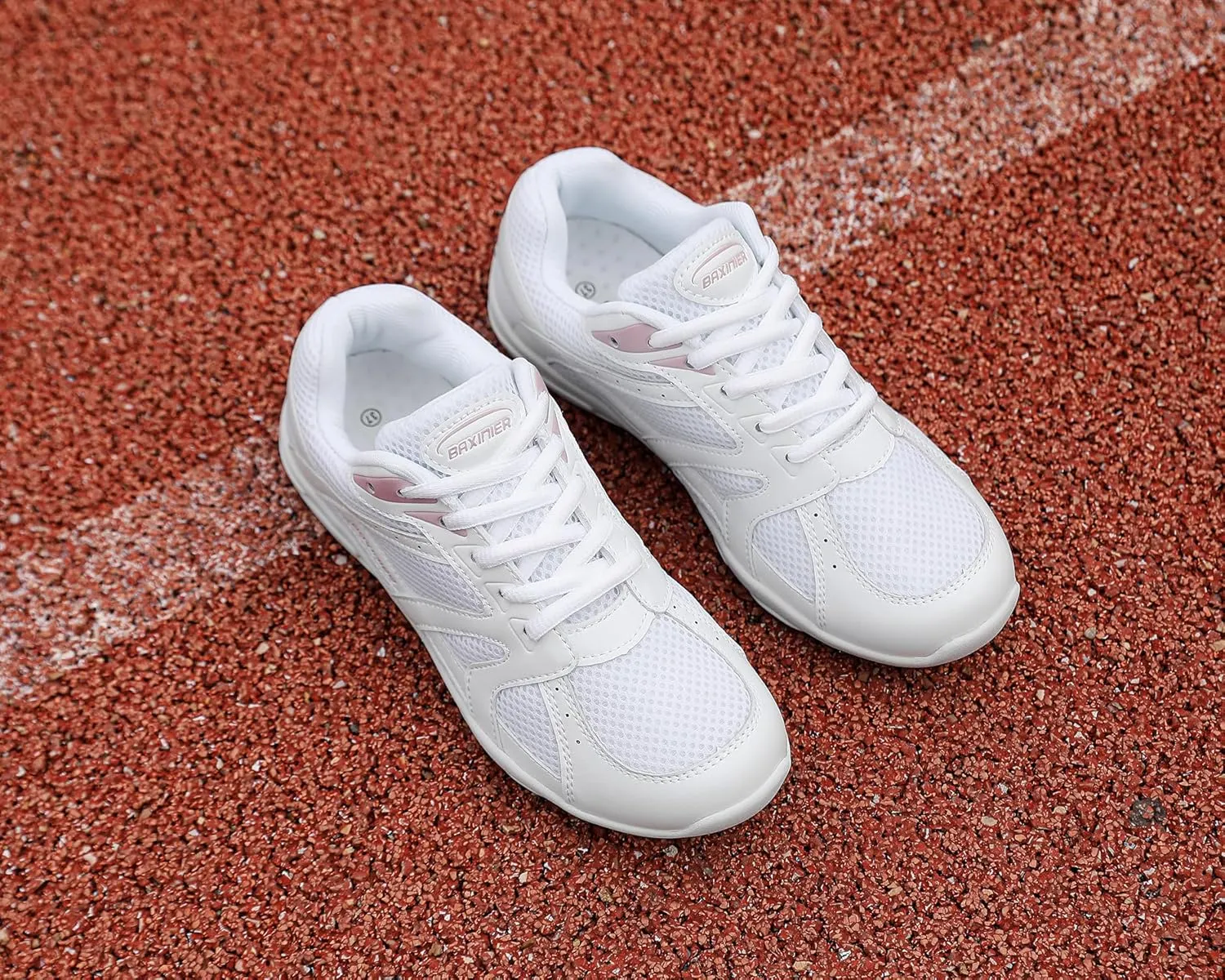 Girls White Cheerleading Shoes Lightweight Competition Sneakers Women Indoor Cheer Dance Shoe