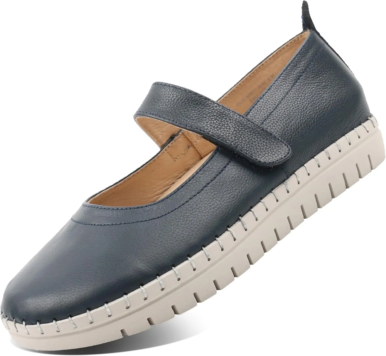 Glolily Elle Mary Jane Women's Comfort Sneakers - Orthotic Lightweight & Flexible Walking Shoes with Arch Support, Comfortable Casual Fashion Shoes for Women