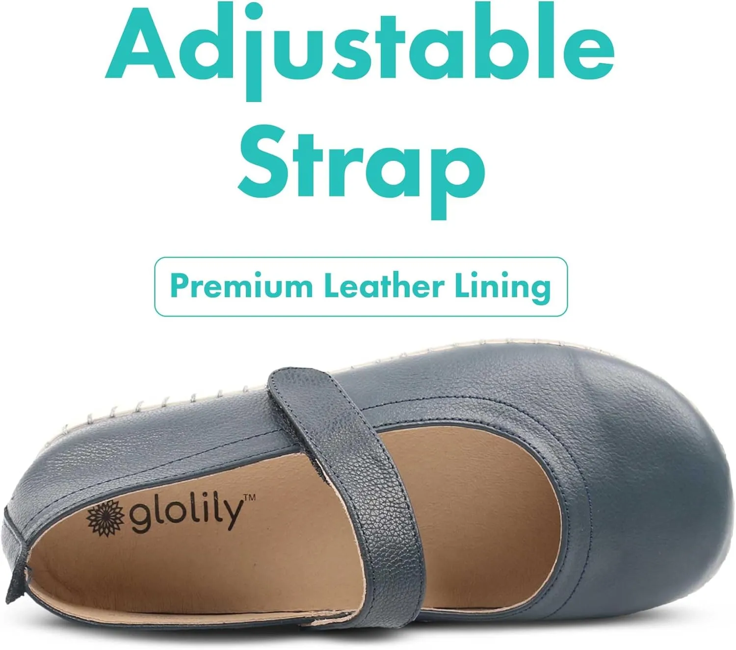 Glolily Elle Mary Jane Women's Comfort Sneakers - Orthotic Lightweight & Flexible Walking Shoes with Arch Support, Comfortable Casual Fashion Shoes for Women