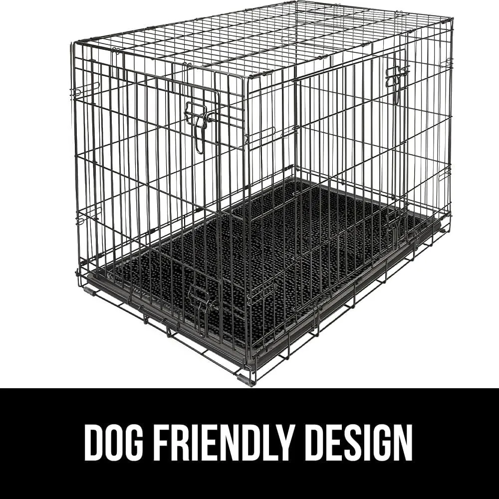 GORILLA GRIP Ultra Absorbent Grippy Doormat for Muddy Dog Paws, 60x36 Machine Washable Soakstopper Rugs Cleaner Floors, Bed Mat for Dirty Dogs, Indoor Entrance Door Rug Pet Bed Mats Black