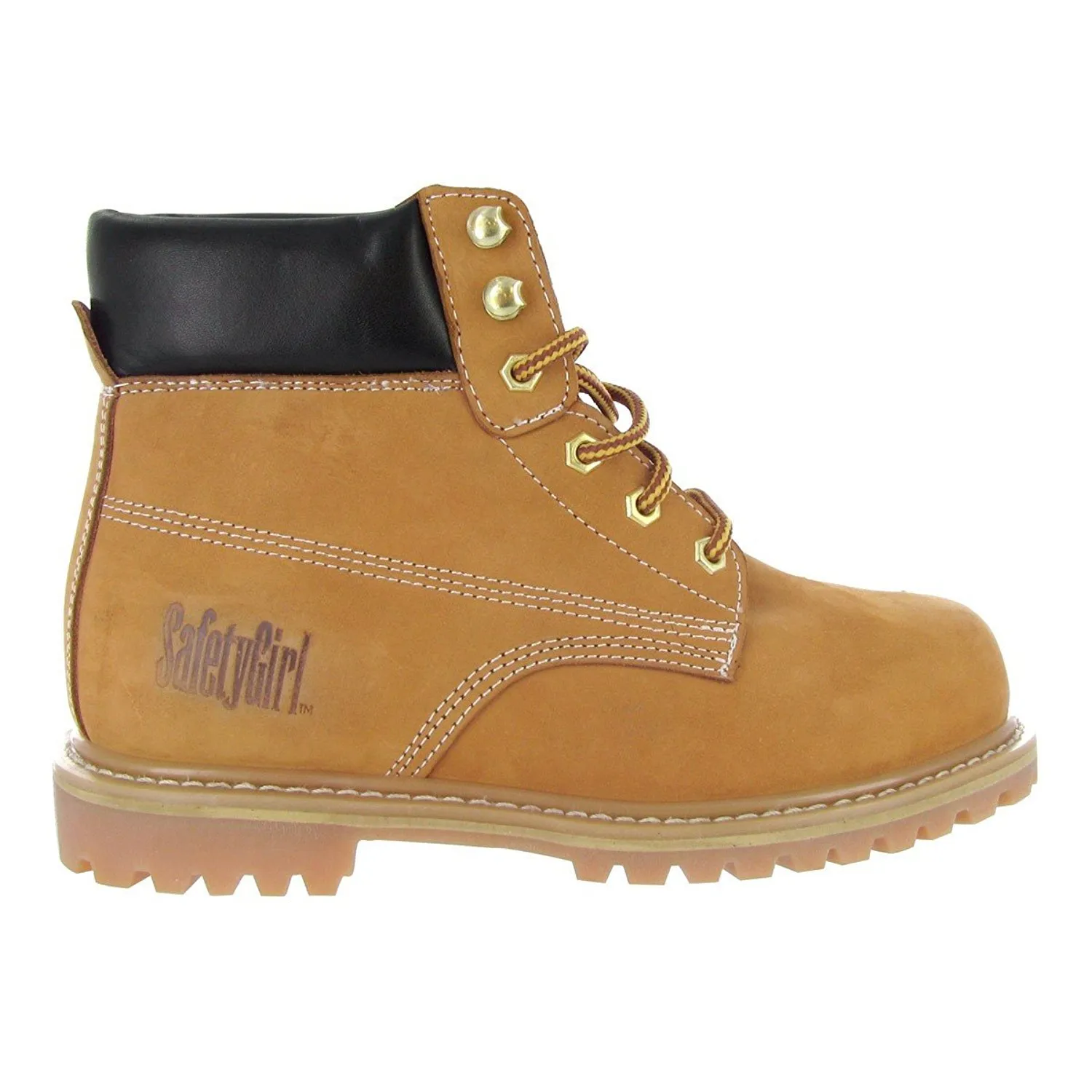 GS003-Tan-8.5M Steel Toe Work Boots - Tan - 8.5M, English, Capacity, Volume, Leather, 8.5M, Tan ()