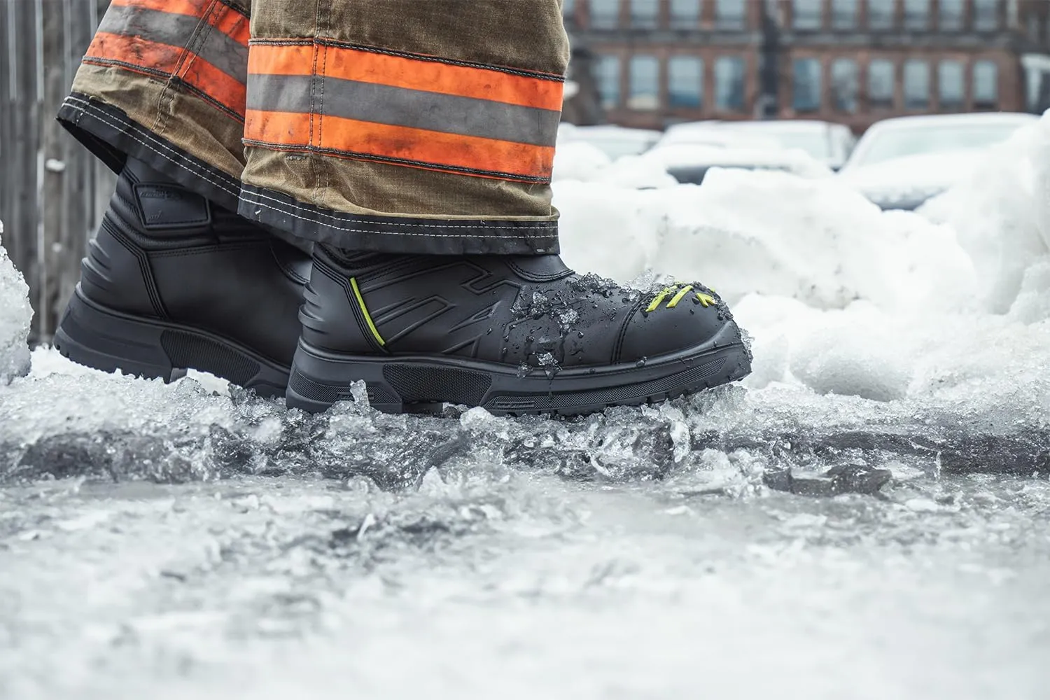 HAIX Fire Eagle Air Grip Xtreme Composite-Toed Waterproof Firefighting Boots with Extreme Grip Soles