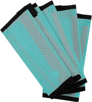 Horse Fly Boots Set of 4, Donkey Fly Boots, Loose Protective Breathable Mesh Horse Boots for Preventing Flies and Mosquitoes Bites