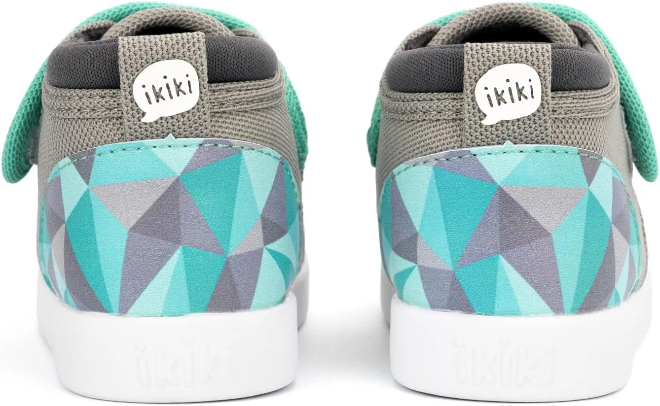 ikiki Sneaks Shoes for Toddlers and Little Kids. Roomy fit Sneakers - Note: Non Squeaking - Vegan Leather Toe and Heel