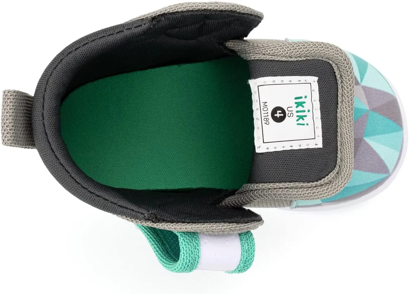 ikiki Sneaks Shoes for Toddlers and Little Kids. Roomy fit Sneakers - Note: Non Squeaking - Vegan Leather Toe and Heel