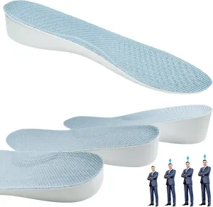 Insole Height Increase Men,Height Boosters,Shoe Height Inserts to Make You Taller,Heel Shoe Lifts for Uneven Legs,Orthopedic Highpads,Foot Lifts,Height Increasing,Rizzsoles (9.17''Lx1.2''UP) (1 Pair)