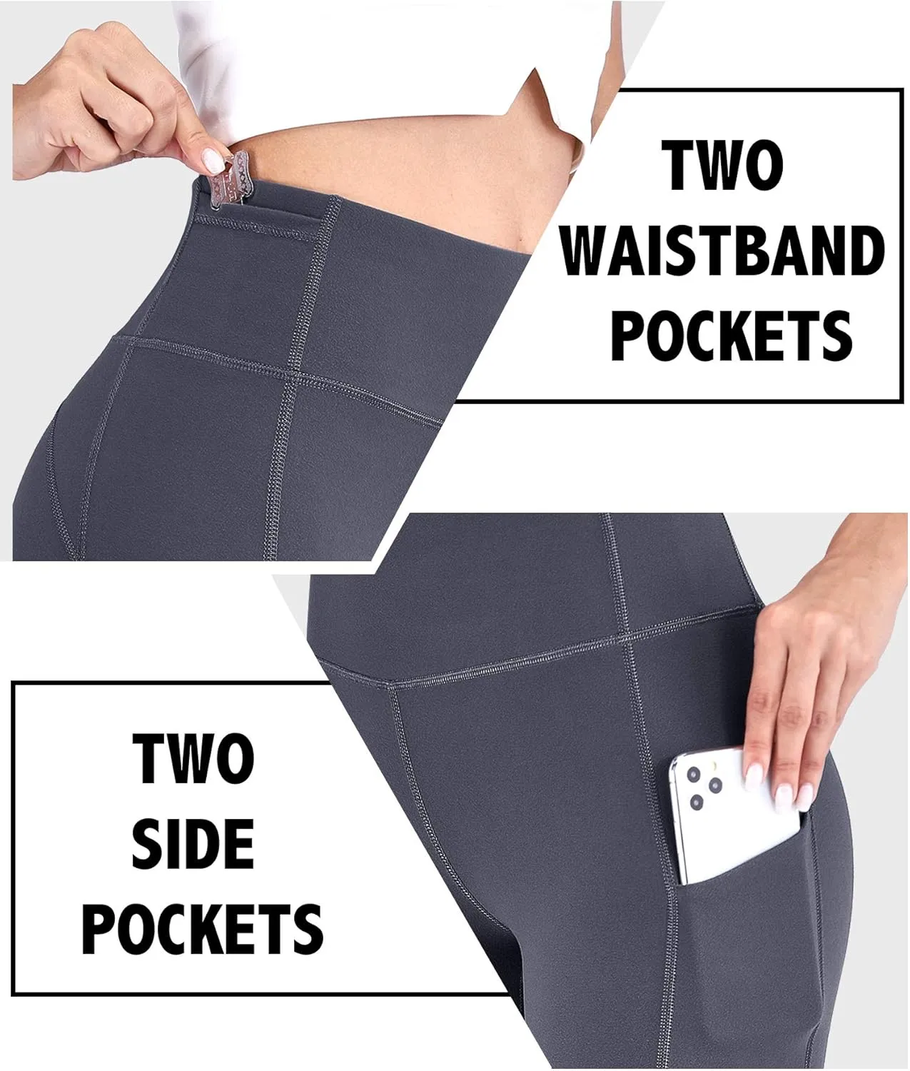 IUGA Bootcut Yoga Pants for Women with Pockets High Waisted Workout Pants Tummy Control Bootleg Work Pants for Women