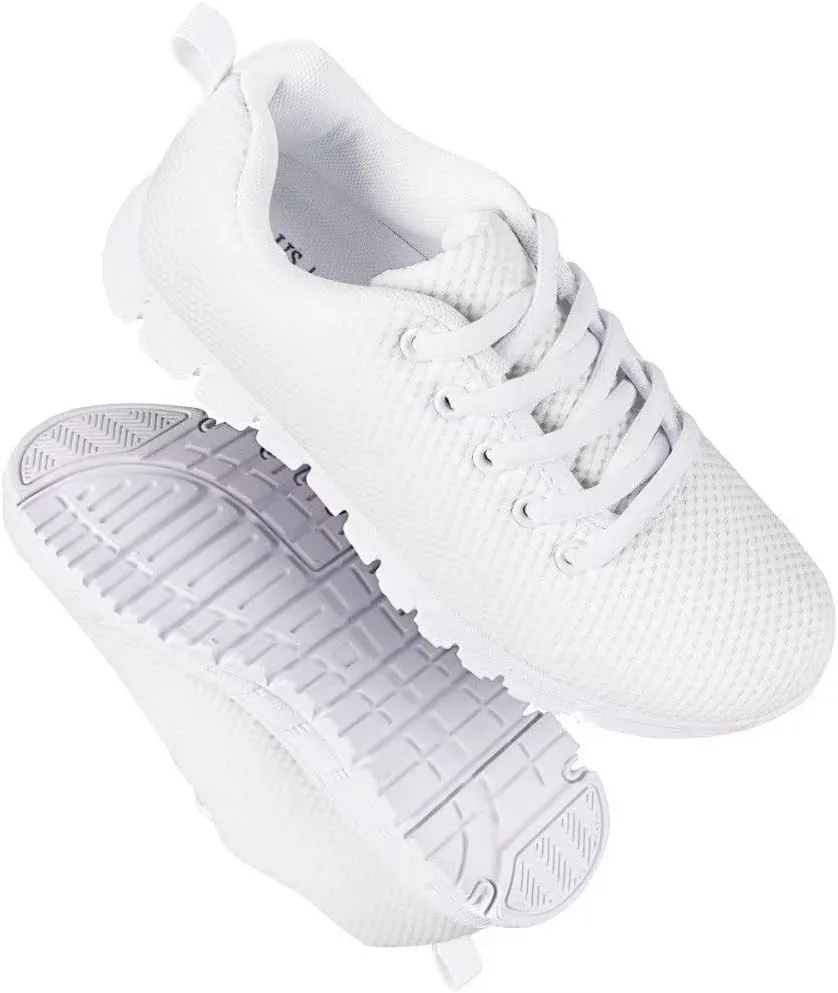 Jeiento Kids Sneakers for Boys Girls Running Tennis Shoes Breathable Sport Athletic Toddler, Little Kid, and Big Kid Sizes