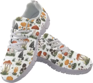 Jeiento Women Trainers Sports Running Shoes Causal Travel Walking Flat Shoe Lace-up Breathable for Lady Teenager Girls