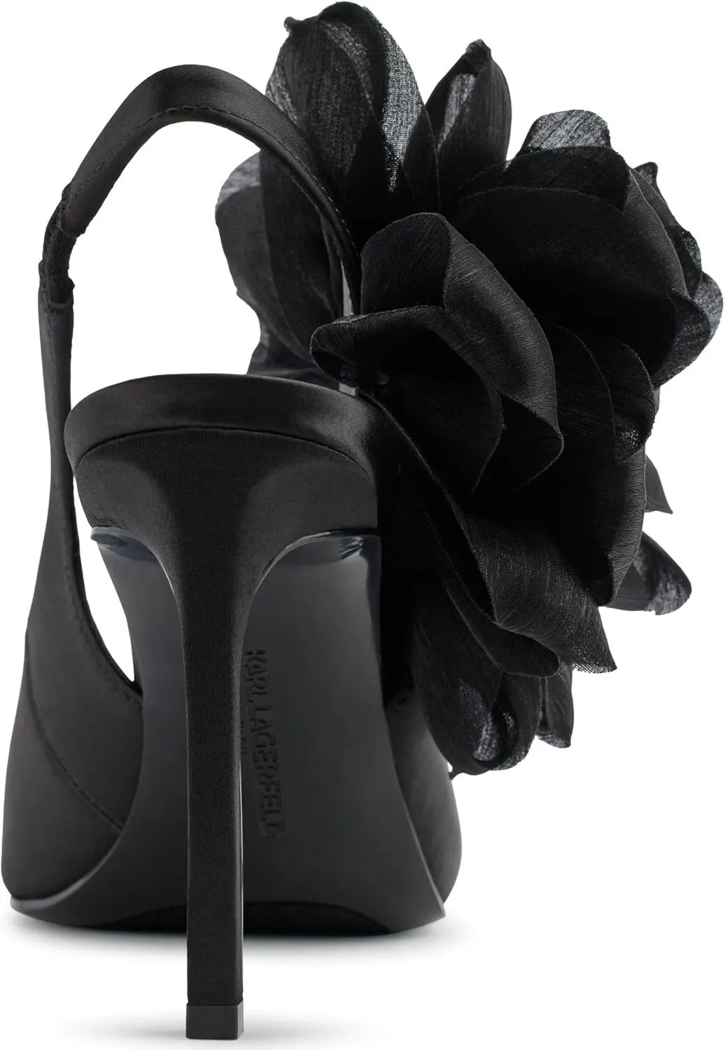 Karl Lagerfeld Paris Women's Savie Evening Fabric Flowers Pump