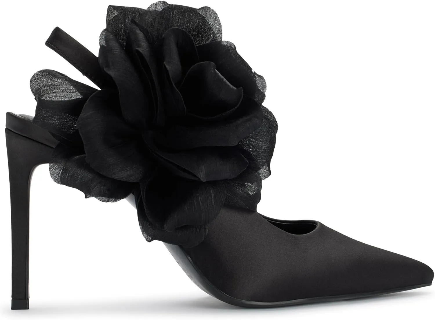 Karl Lagerfeld Paris Women's Savie Evening Fabric Flowers Pump