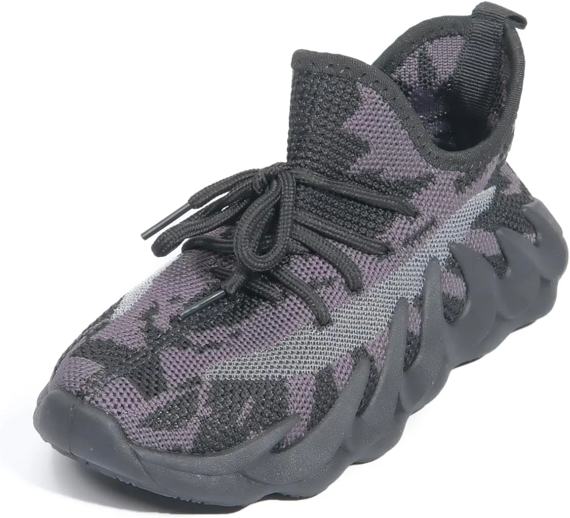 Kids Shoes Boys Girls Sneakers Lightweight Breathable Non Slip Strap Athletic Tennis Shoes for Running Walking Little Kid/Big Kid
