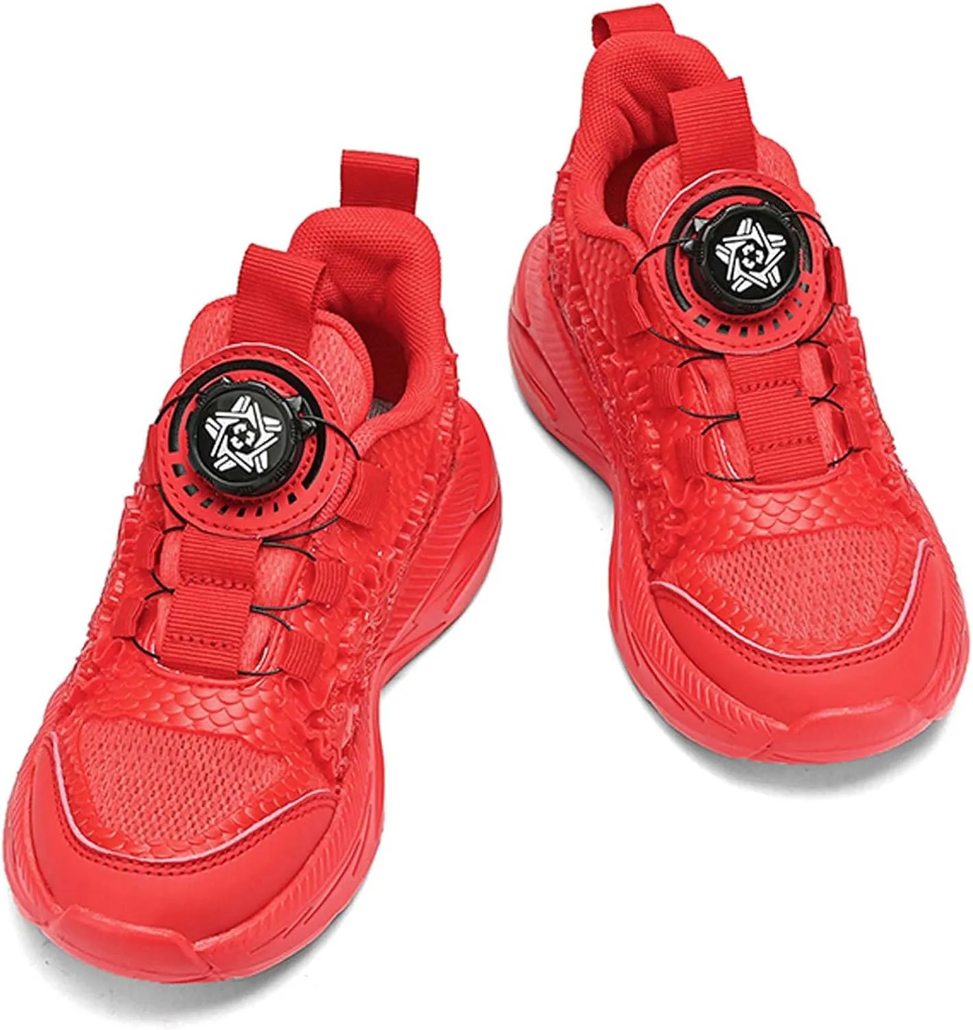Kids Sneakers Boys Girls Night Glow Casual Walking Shoes Arch Support High Elasticity Badminton Shoes Lightweight Comfortable Sport Athletic 12.5~6.5 Sizes