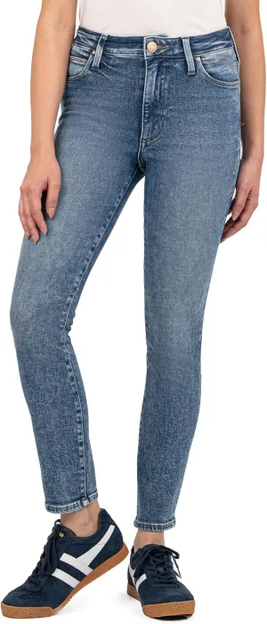 KUT from the Kloth Women's Charlize High-Rise Cigarette Leg with Regular Hem in Strong