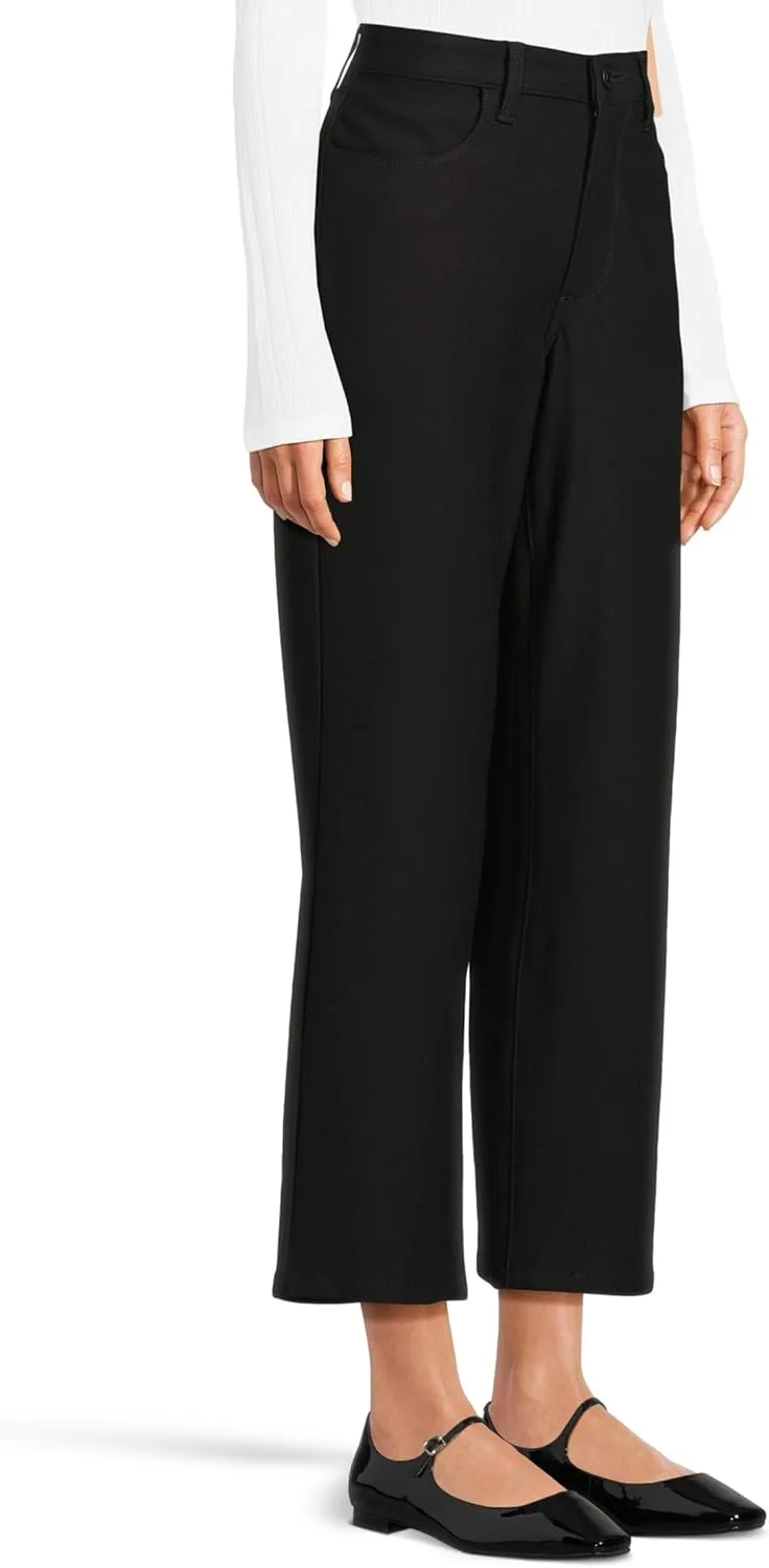 KUT from the Kloth Women's Petite Jodi-High-Rise Wide Leg Pants in Black