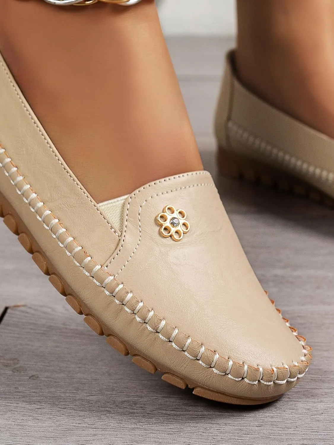 Loafers for Women Business Casual Shoes Comfortable Lightweight Penny Loafers Slip On Work Flats