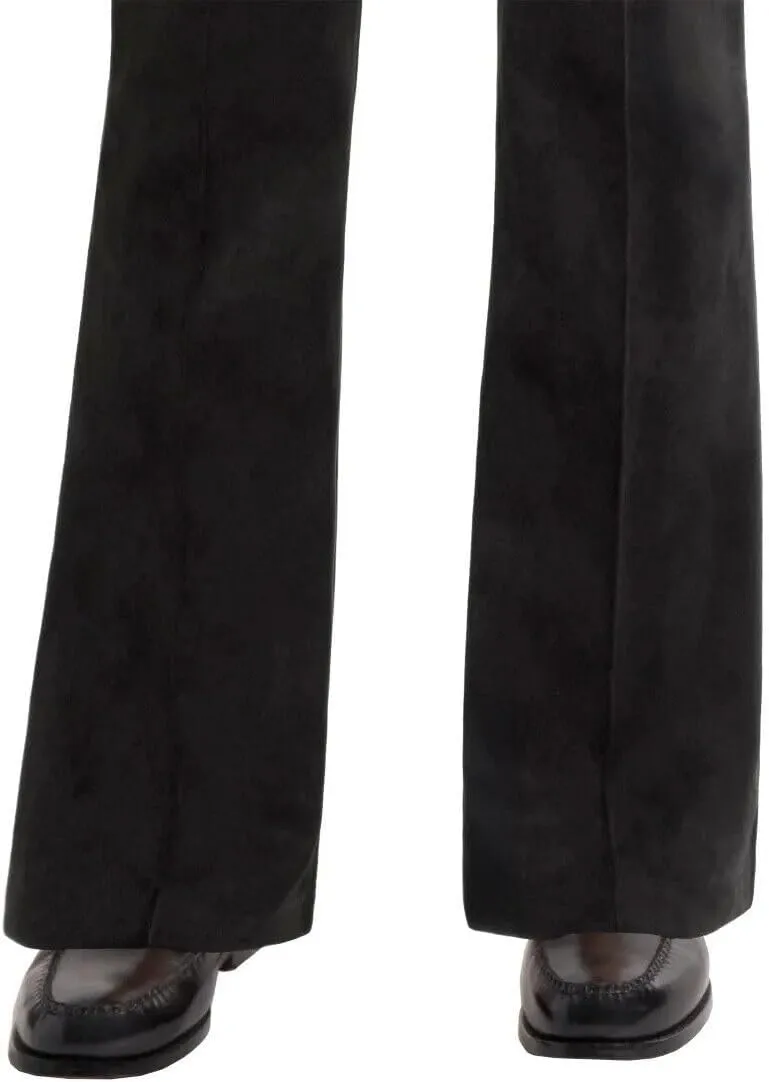 Matty M Women's High-Rise Bootcut Faux Suede Pants