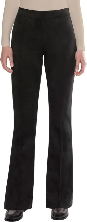 Matty M Women's High-Rise Bootcut Faux Suede Pants