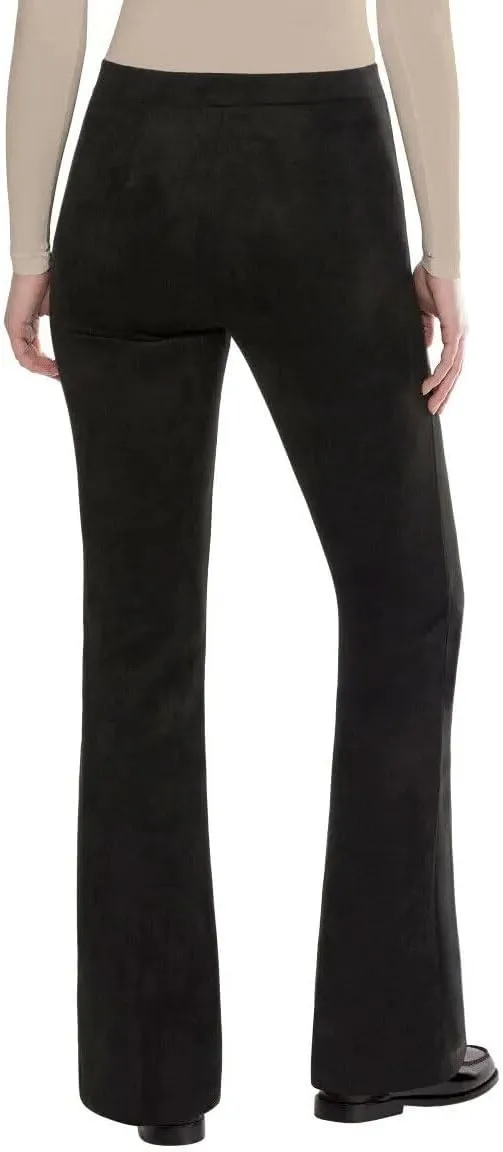 Matty M Women's High-Rise Bootcut Faux Suede Pants