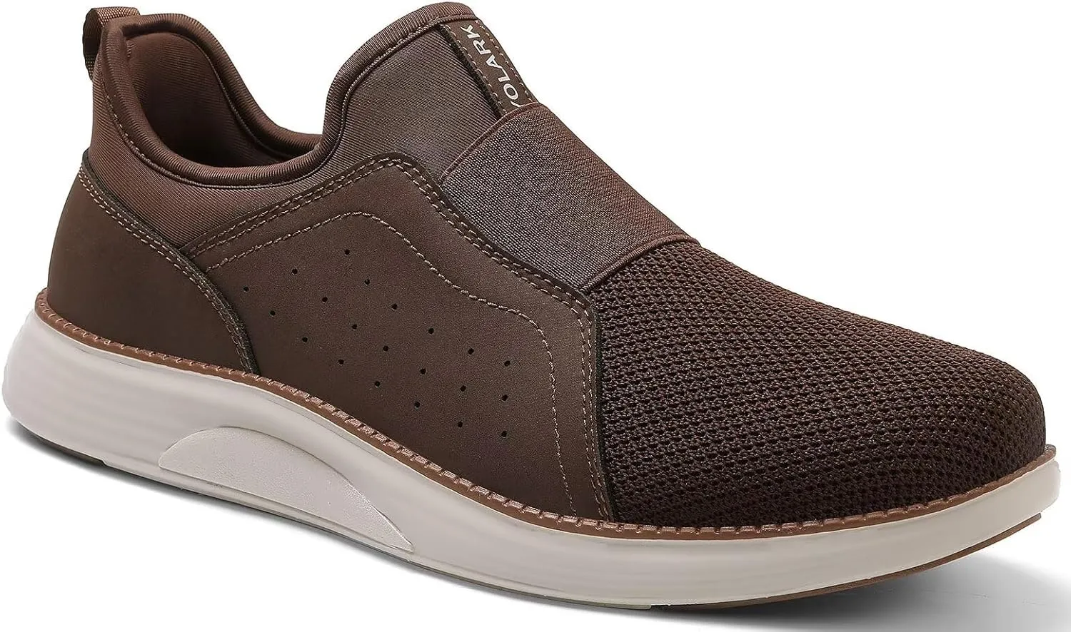 Men Casual Dress Shoes Hands Free Slip On Laceless Fashion Sneakers Lightweight Breathable Walking Shoes Gym Tennis Athletic