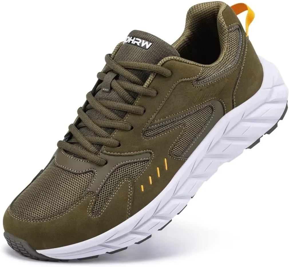 Men Extra Wide Width Sneakers Comfort Walking Shoes Relieve Foot Pain Wide Toe Box with Arch Support