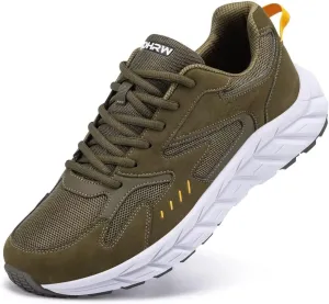 Men Extra Wide Width Sneakers Comfort Walking Shoes Relieve Foot Pain Wide Toe Box with Arch Support