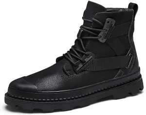 Men's Boots Winter Outdoor Hiking Shoes Fur Lined Booties Non-Slip Lightweight Winter Working Shoes