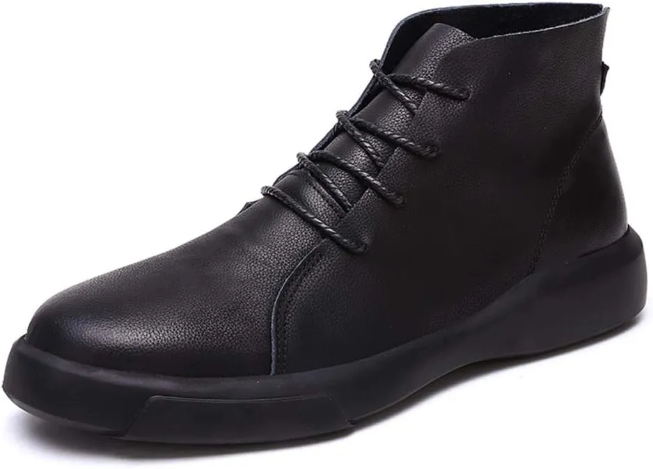 Men's Boots Winter Outdoor Hiking Shoes Fur Lined Booties Non-Slip Lightweight Winter Working Shoes