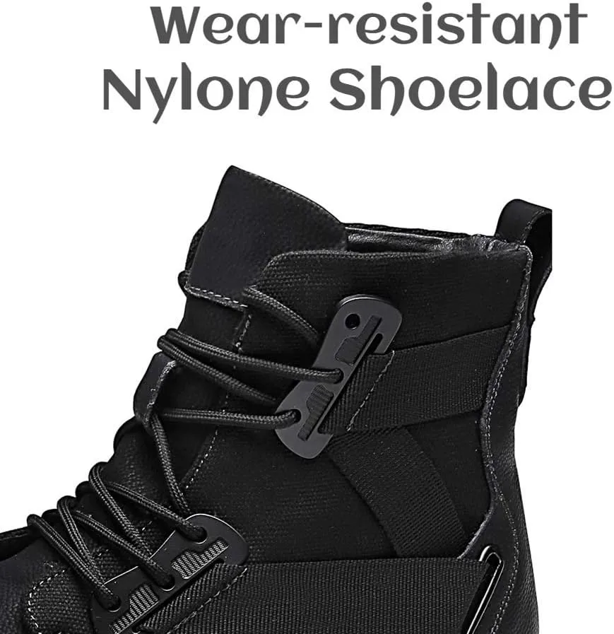 Men's Boots Winter Outdoor Hiking Shoes Fur Lined Booties Non-Slip Lightweight Winter Working Shoes