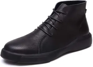 Men's Boots Winter Outdoor Hiking Shoes Fur Lined Booties Non-Slip Lightweight Winter Working Shoes