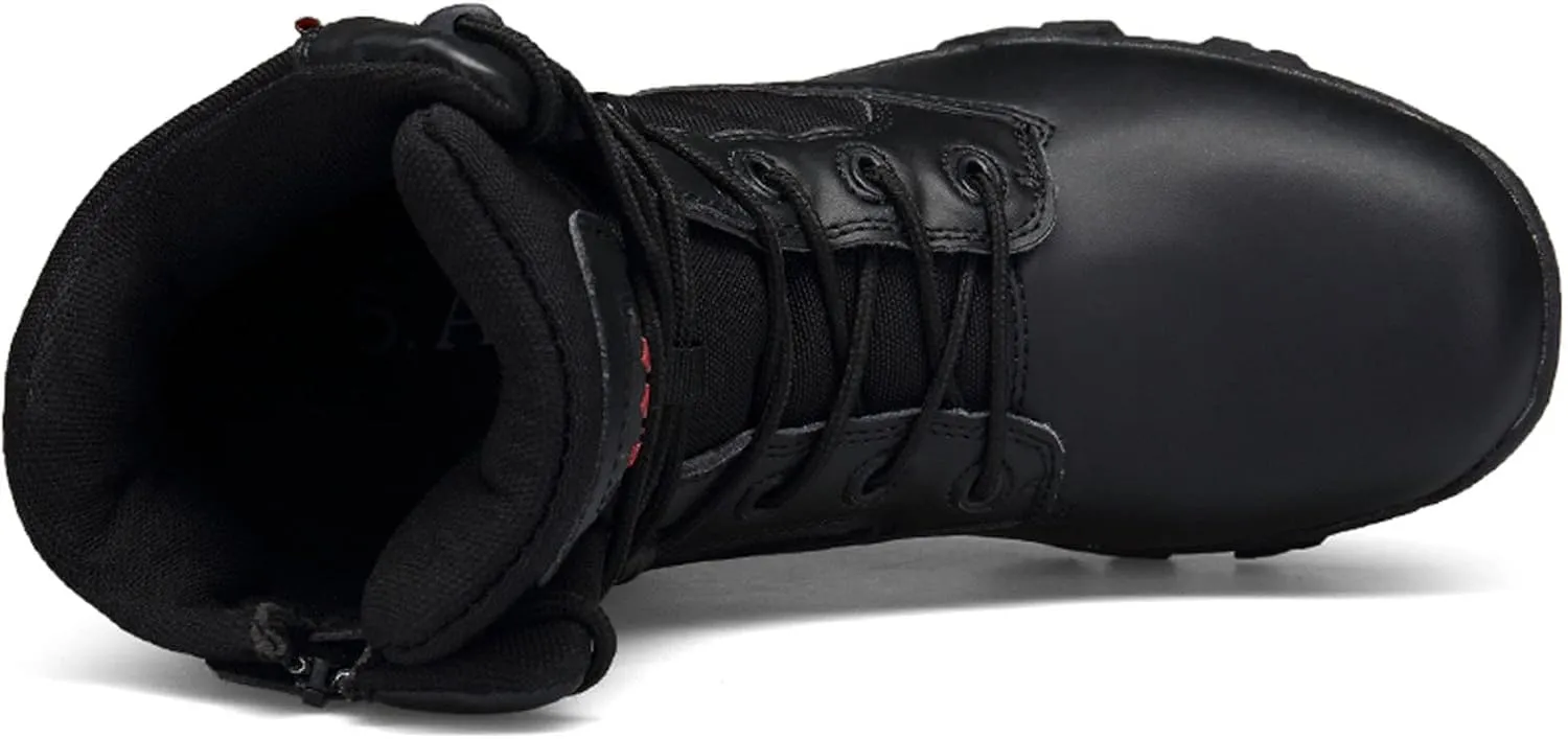 Men's Military Tactical Boots Outdoor Mountaineering Trekking Commando Tactical Boots Backpacking Boots Combat Boots