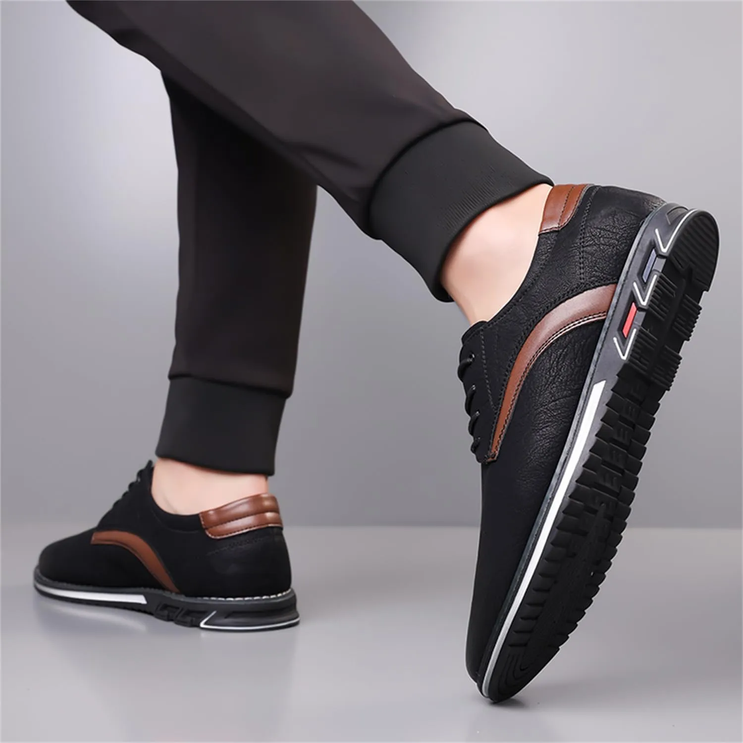 Men's Oxford Casual Dress Shoes Classic Tuxedo Lace-up Lightweight Formal Loafers