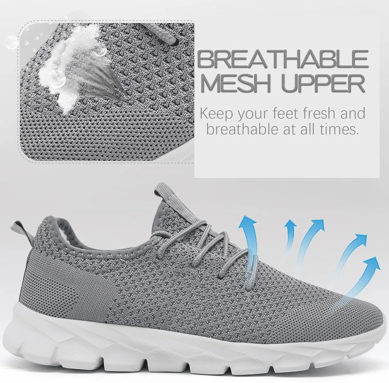 Mens Running Shoes Fashion Sneakers Tennis Walking Shoes Lightweight Athletic Gym Workout Shoes