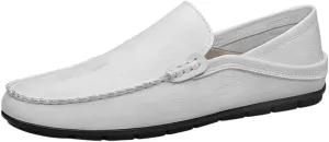 Mens Slip On Loafers Round Toe Flat Heel Comfortable Simple Classic Prom Wedding Casual Shoes Lightweight