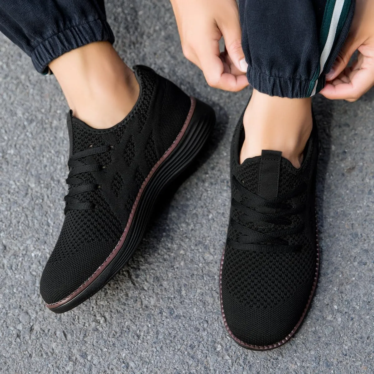 Mens Sneakers Walking Tennis Shoes Running Athletic Workout Non Slip Fashion Casual