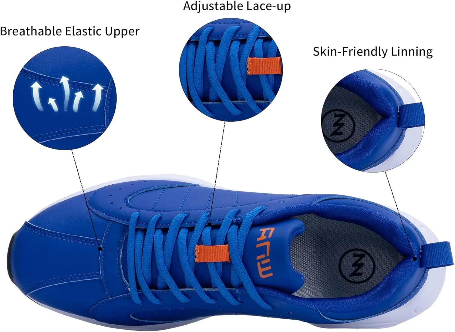 Mens Tennis Running Shoes Air Athletic Comfortable Walking Shoes Gym Jogging Workout Breathable Fashion Sneaker Size US 7-13