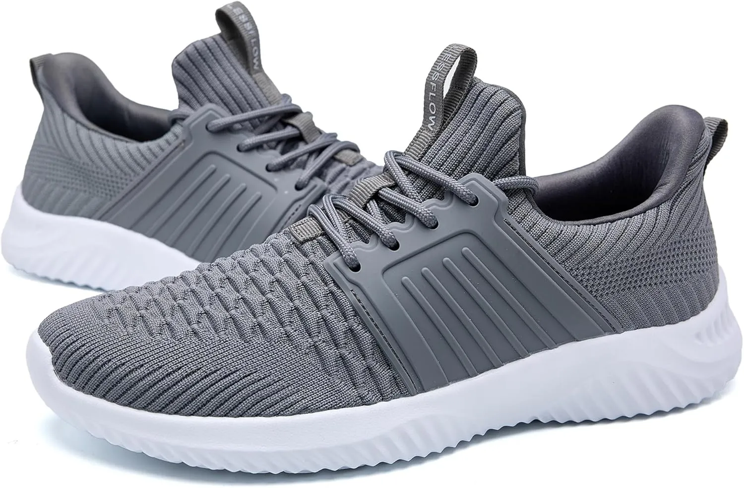 Men's Walking Shoes Slip On Running Shoes Ultra Light Casual Sneakers Mesh Tennis Shoe Hands Free Workout Breathable Comfortable Knit Memory Foam Athletic