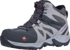Merrell Women's Siren Mid Waterproof Alloy Toe Work Boots Wp at-Brindle/Boulder
