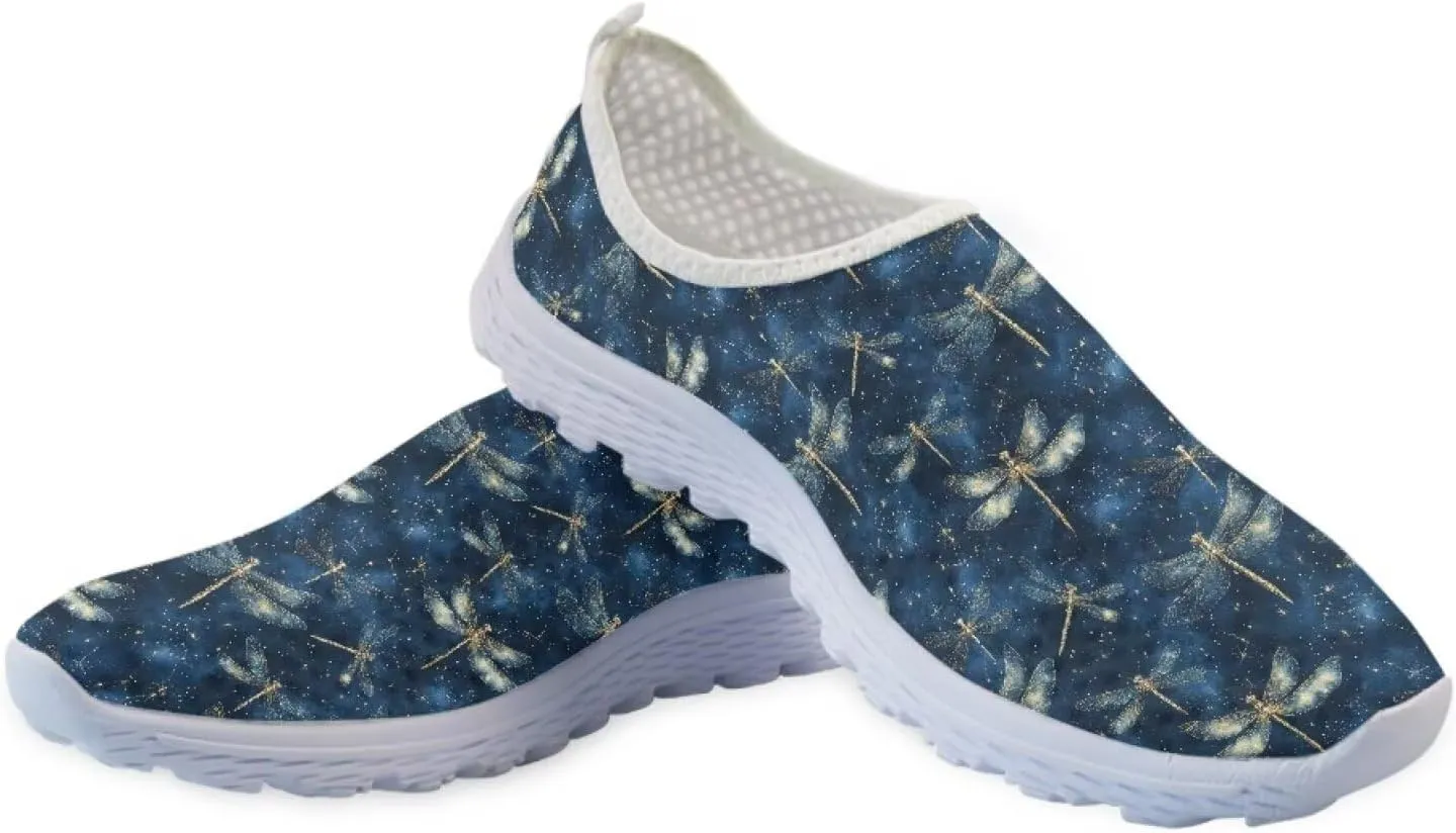 Mesh Slip on Shoes for Women: Casual Walking Shoe Non Slip Comfort Fashion Tennis Shoes Lightweight Sneaker for Work