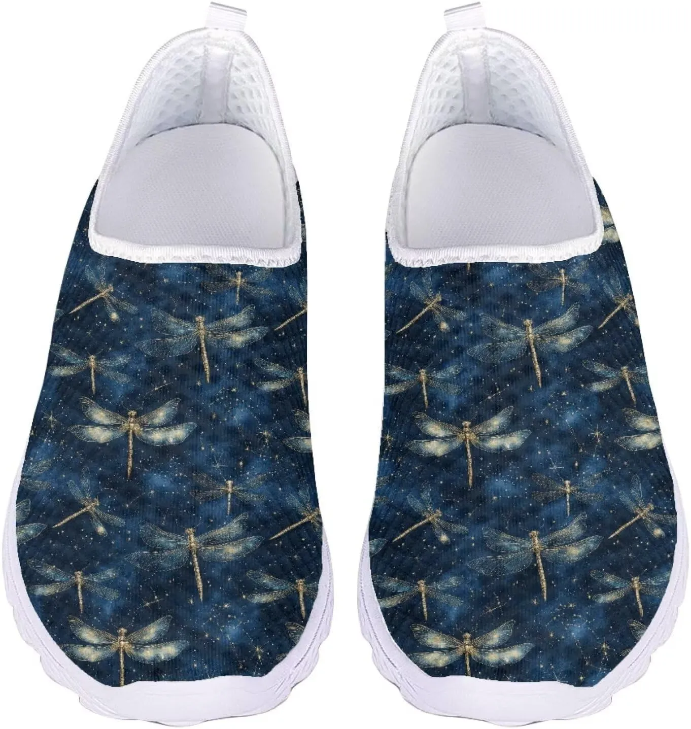 Mesh Slip on Shoes for Women: Casual Walking Shoe Non Slip Comfort Fashion Tennis Shoes Lightweight Sneaker for Work