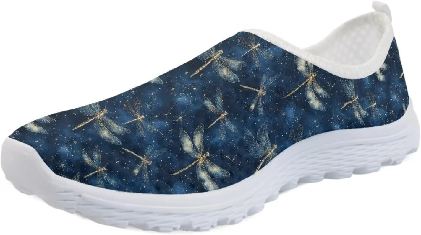 Mesh Slip on Shoes for Women: Casual Walking Shoe Non Slip Comfort Fashion Tennis Shoes Lightweight Sneaker for Work