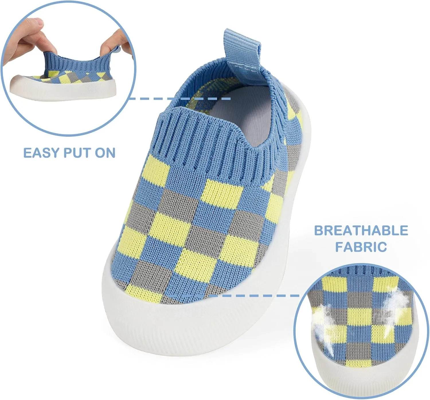 MK MATT KEELY Baby Shoes Boys Girls First Walkers Shoes Toddler Breathable Non-Slip Sneakers Infant Lightweight Tennis Shoes