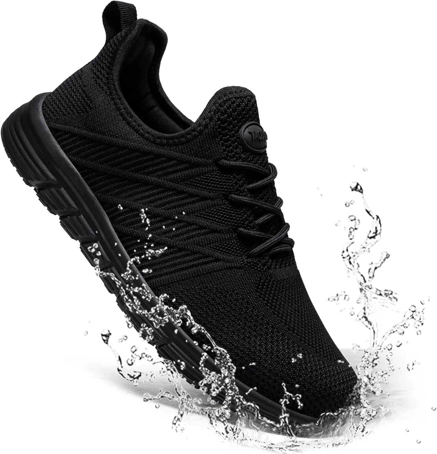 Non Slip Work Shoes for Men Slip On Sneakers Food Service Water Resistant Black Lightweight Slip Resistant Shoe Chef Kitchen Zapatos para Hombre de Trabajo (Black,13W)