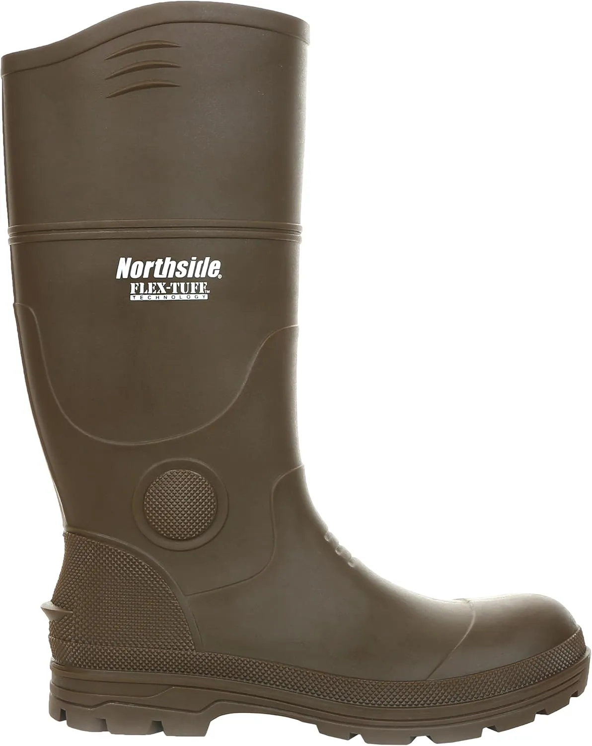Northside Mens Walcot CT FLEX-TUFF Protective Waterproof Work Boots - Composite Toe Comfort Insole Rubber Boot - Lightweight Chore Boots