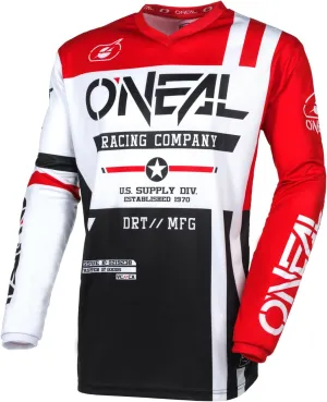 O'NEAL Element V.24 Jersey Men's Warhawk Black/White/Red L