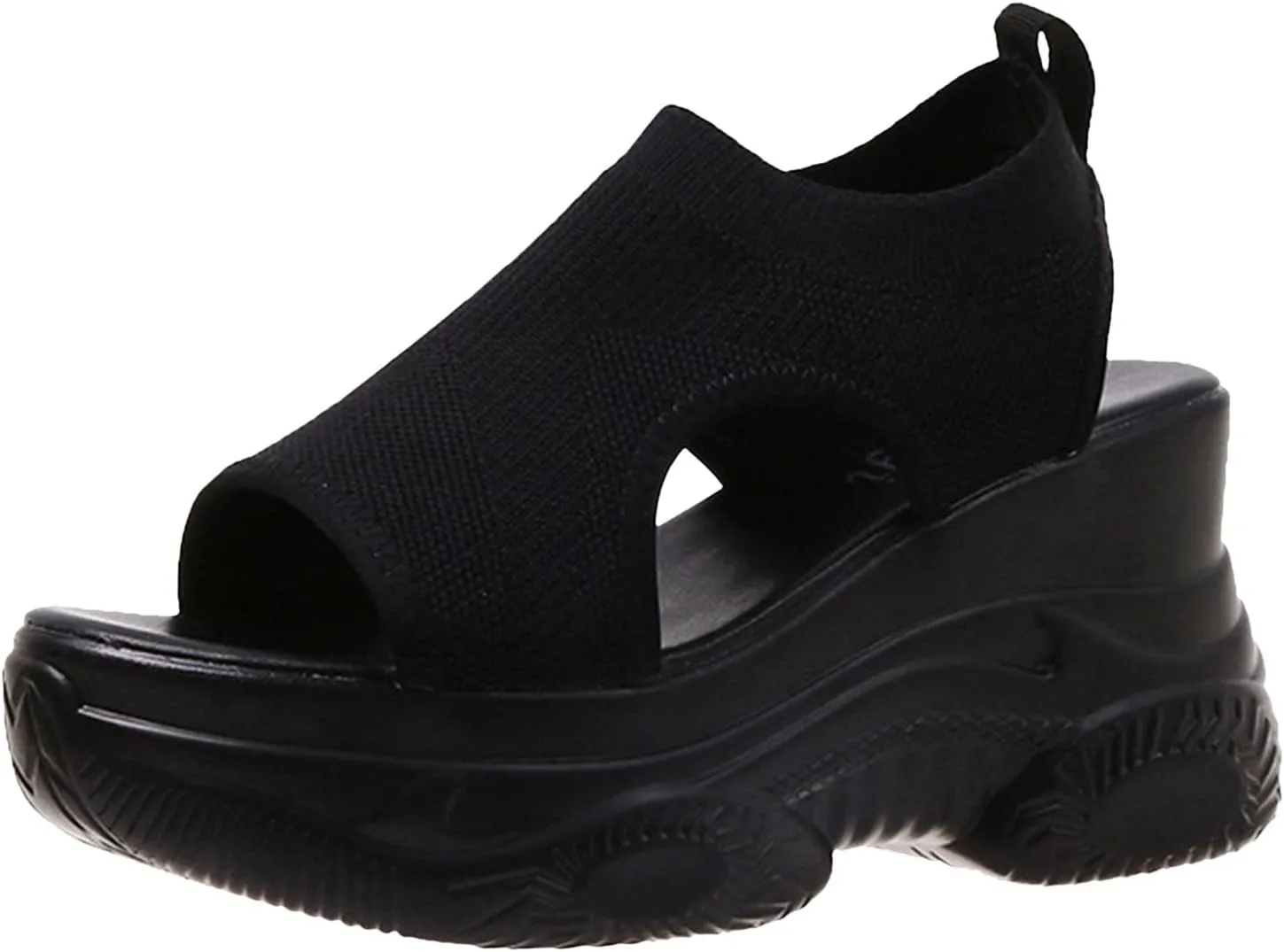 Orthopedic Shoes for Women Wedge Open Toe Platform Sneakers Casual Soft Mesh Thick Soled Comfortable Sport Shoes