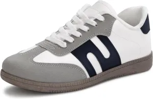 Padgene Womens Fashion Sneakers Women's Retro Shoes Casual Tennis Comfortable Walking Shoes Lace-Up Non Slip Sneakers for Women
