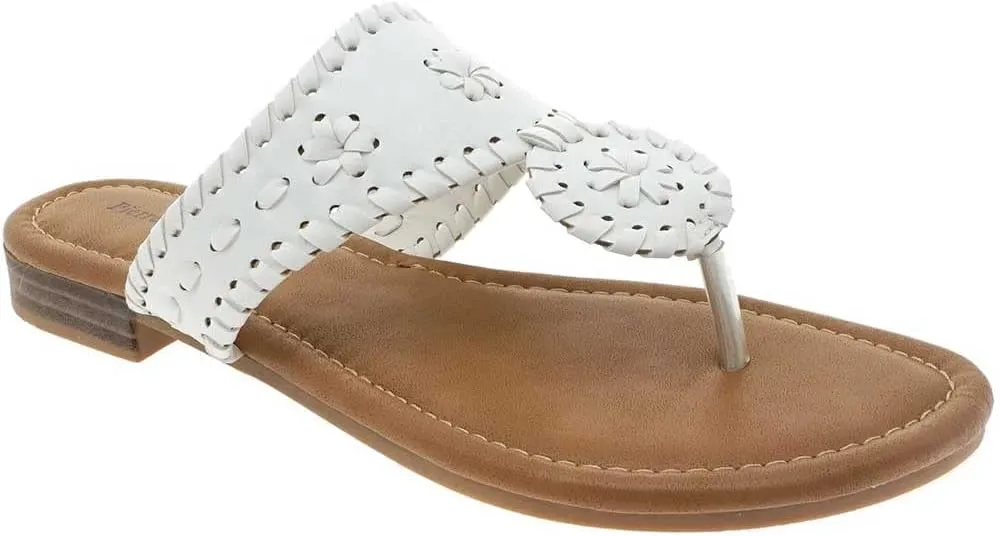 Pierre Dumas Women's Rosetta 20 White